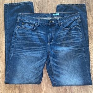 𝅺APT 9 Denim Jeans Size 36/34 Relaxed Fit Straight Legs